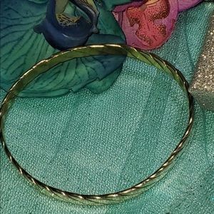 Silver and gold tone bracelet